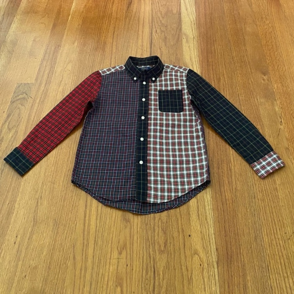 Polo by Ralph Lauren Plaid Cotton Fun Poplin Button Down Shirt